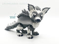 3D Printed Articulated Chupacabra Fidget Toy: Custom Cryptid Decor